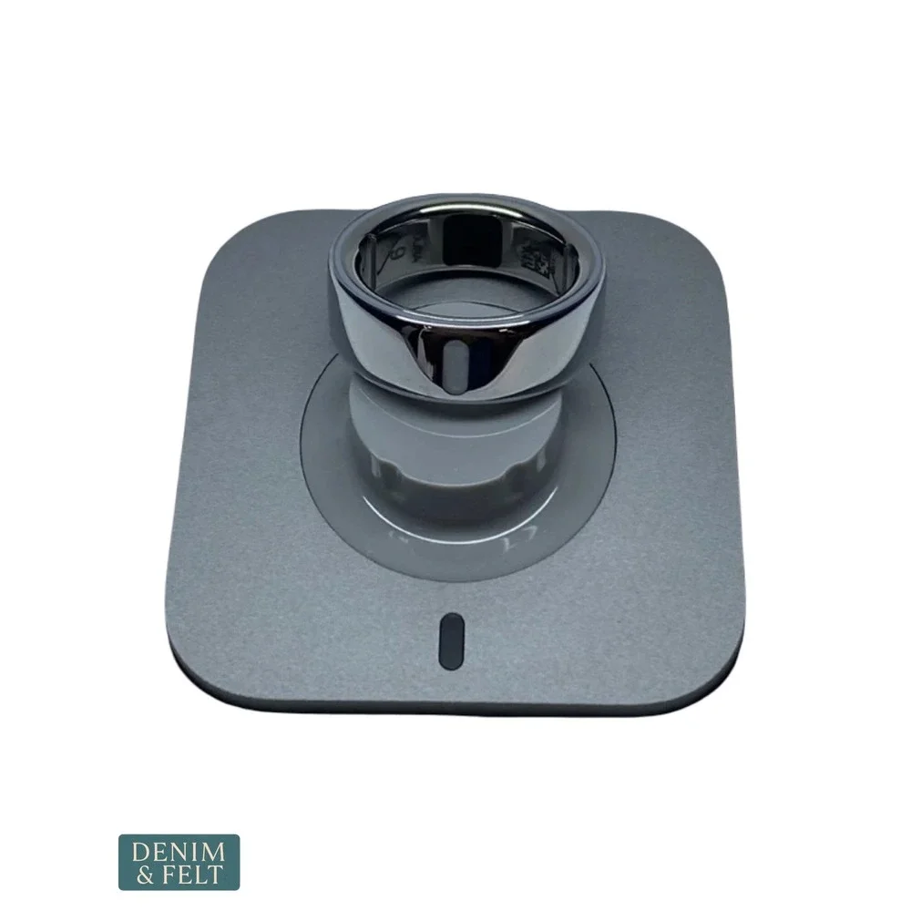 NEW Oura Ring 4 Silver Titanium Smart Health Tracker Size 9 Gen 4 Wearable Tech